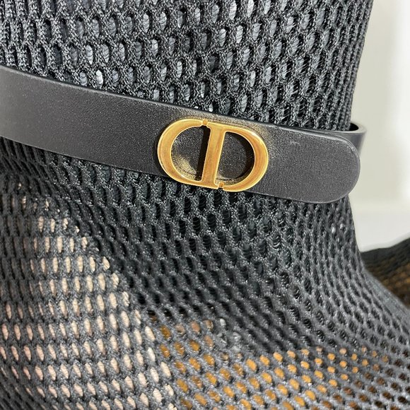 CHRISTIAN DIOR NWB $1490 CD BLACK EMPRIENTE BOOTS - Picture 3 of 6